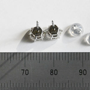 【Total 1 ct】Pt900 Diamond Studs 0.5ctx2, H-SI/ CGL