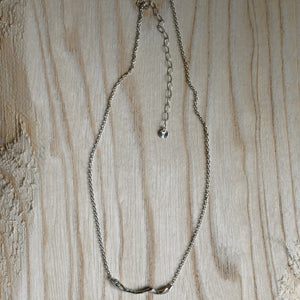 【One-Off】Pt900/850 Diamond Necklace "Fluid"