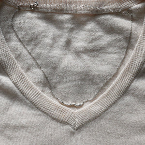 【One-Off】Pt900/850 Diamond Necklace "Fluid"