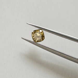 ダイヤモンド 0.507ct /Fancy Deep Brownish Greenish Yellow