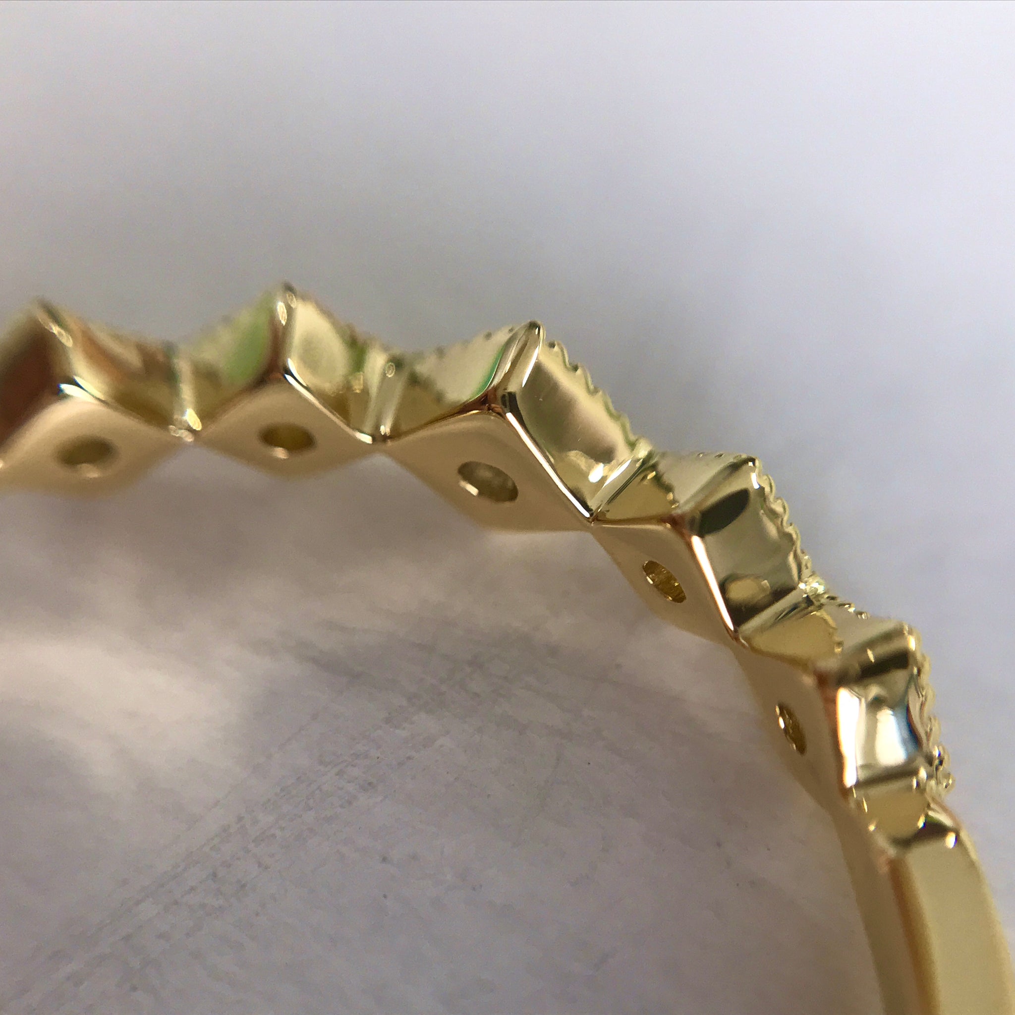 K18 Yellow Diamond ”Carrés” Ring