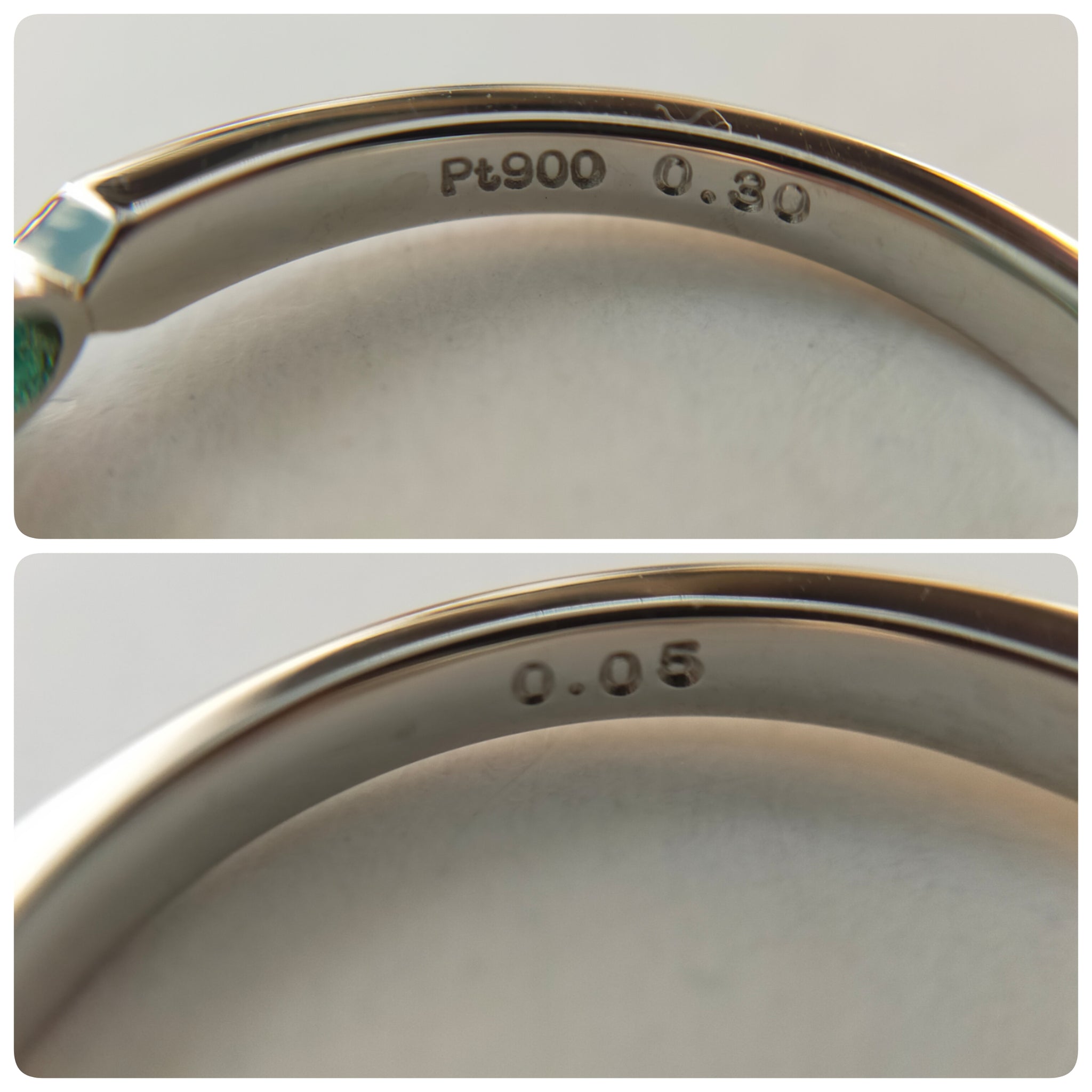 【One-Off】Pt900  Paraiba Tourmaline Color Range Ring