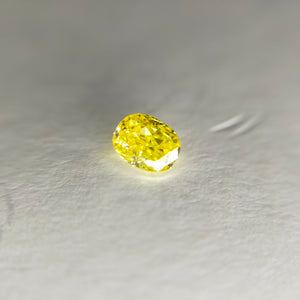 ダイヤモンド 0.178ct /Fancy Vivid Yellow