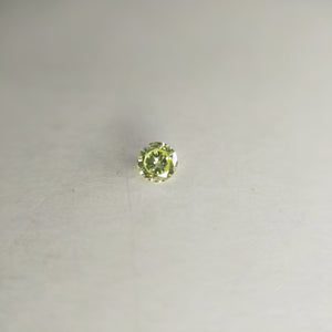 ダイヤモンド 0.054ct /Fancy Light Yellow Green