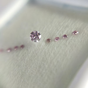 ダイヤモンド 0.061ct /Fancy Purplish Pink