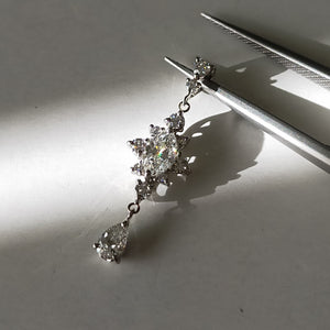 【One−Off】Pt900 Diamond  0.232ct D-SI1 Pendant "麗”