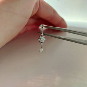 【One−Off】Pt900 Diamond  0.232ct D-SI1 Pendant "麗”